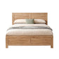 Annie Bed Frame Wooden Acacia No Drawers - Wood King Single