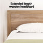 Annie Bed Frame Wooden Bed Base - Walnut Single