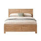 Annie Bed Frame Wooden Bed Base - Walnut Single