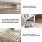 Aveline Wooden Bed Frame with 2 Drawer Platform Bed - White Double