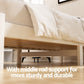 Serenia Bed Frame Wooden Platform with 2 Storage Drawers - White King Single