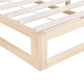 Malta Bed Frame Wooden Base Platform - Pine King