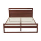 Ellie Bed Frame Wooden - Walnut Double