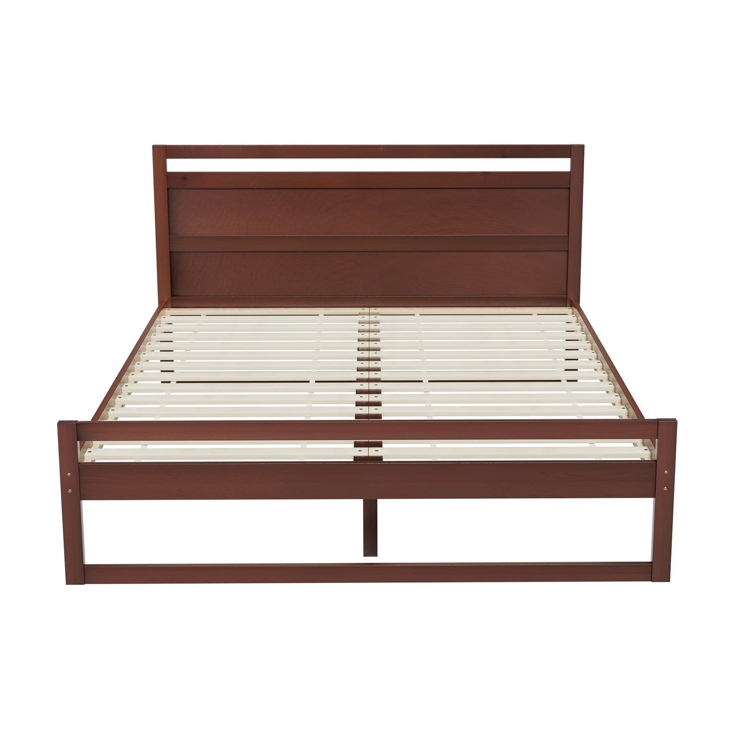 Ellie Bed Frame Wooden - Walnut Queen