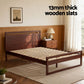 Ellie Bed Frame Wooden - Walnut Queen