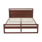 Ellie Bed Frame Wooden - Walnut Queen