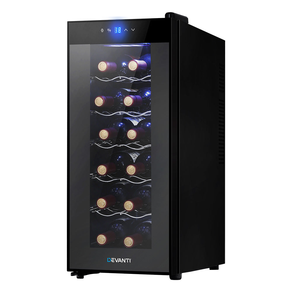 Wine Cooler 12 Bottle Thermoelectric Fridge Storage Chiller