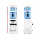 22L Bench Top Water Cooler Dispenser Filter Purifier Hot Cold Room Temperature Three Taps