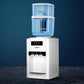 22L Bench Top Water Cooler Dispenser Filter Purifier Hot Cold Room Temperature Three Taps