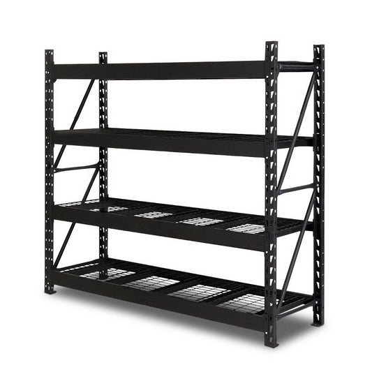 2m Warehouse Racking Shelving Heavy Duty Steel Garage Storage Rack