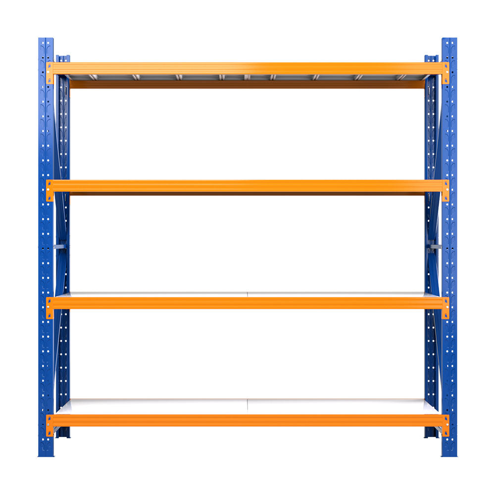 2Mx2M Garage Shelving Warehouse Rack Pallet Racking Storage Shelf - Blue