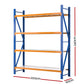 2.4Mx2M Garage Shelving Warehouse Rack Pallet Racking Storage Shelf - Blue