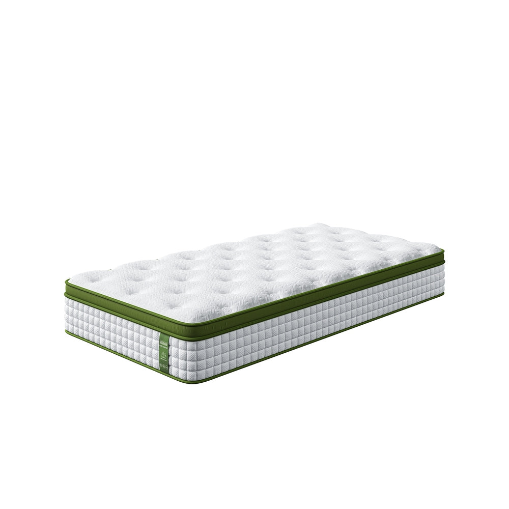 Riley 30cm 5-Zone Cooling Gel Memory Foam Pocket Spring Mattress  - King Single