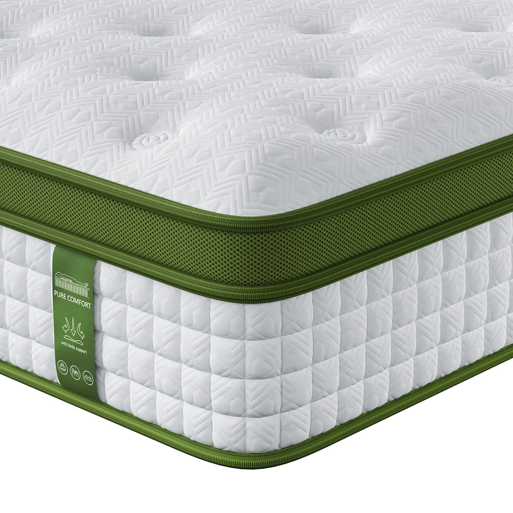 Riley 30cm 5-Zone Cooling Gel Memory Foam Pocket Spring Mattress  - King Single
