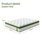 Riley 30cm 5-Zone Cooling Gel Memory Foam Pocket Spring Mattress  - Queen