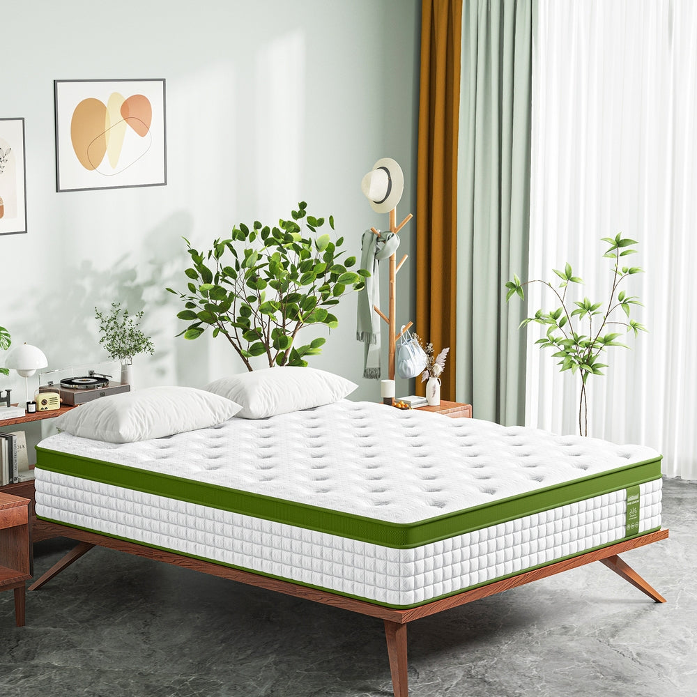 Aster 34cm Latex Hybrid 5-Zone Pocket Spring Mattress - Queen – Factory ...