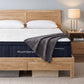 Yowah Bed & Mattress Package with 34cm Mattress Medium Cooling Gel Mattress - Natural Queen