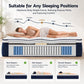 Malachia Bed & Mattress Package with 30cm Mattress Metal Bed Frame - Black Double