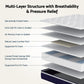 Yowah Bed & Mattress Package with 30cm Mattress Latex Mattress Medium Firm - Pine Double