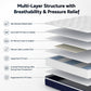 Malachia Bed & Mattress Package with 30cm Mattress Metal Bed Frame - Black Queen