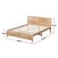 Yowah Bed & Mattress Package with 26cm Firm Mattress - Natural Queen