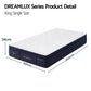 Hazel 34cm Thick Medium Firm Hybrid Mattress with Tencel Cooling Pocket Spring - King Single