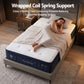 Hazel 34cm Thick Medium Firm Hybrid Mattress with Tencel Cooling Pocket Spring - King Single