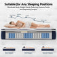 Alessia 30cm Medium Firm Hybrid Mattress with Latex Lumbar Support - King