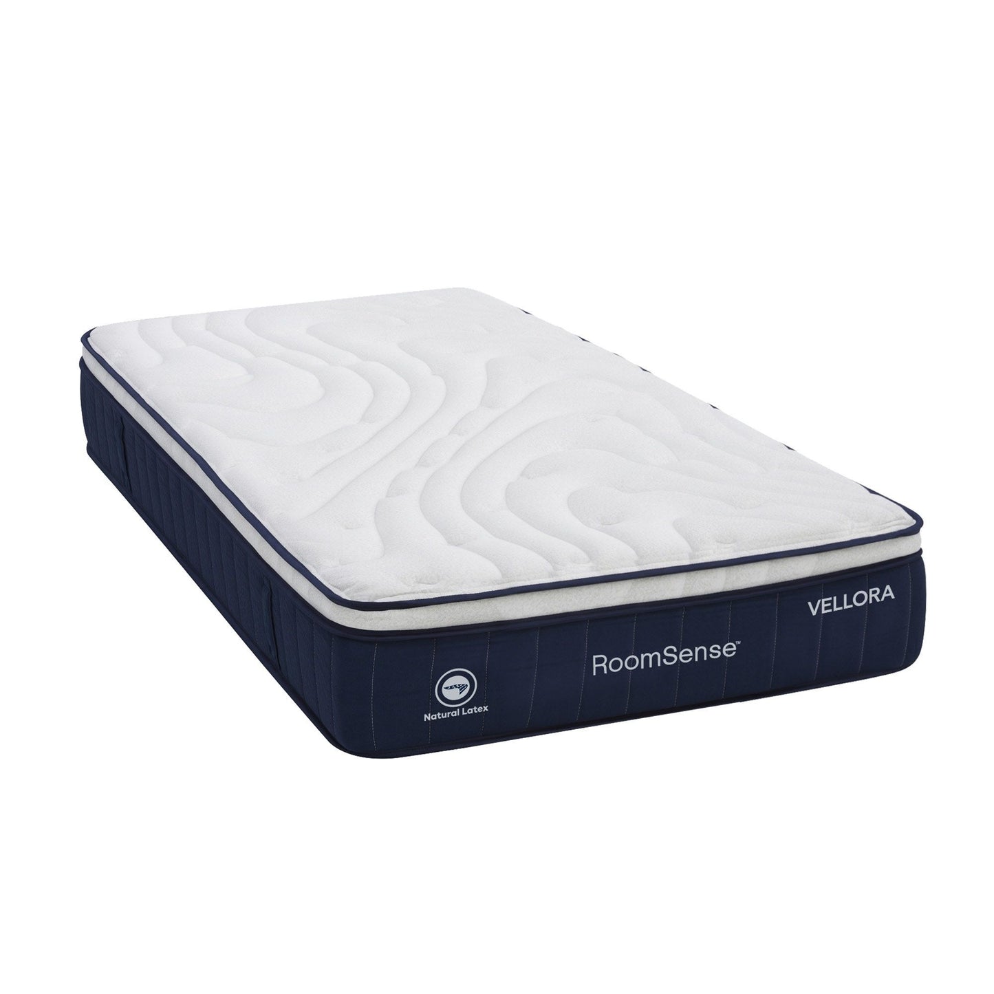 Alessia 30cm Medium Firm Hybrid Mattress with Latex Lumbar Support - King Single