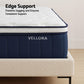 Alessia 30cm Medium Firm Hybrid Mattress with Latex Lumbar Support - Queen