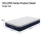 Alessia 30cm Medium Firm Hybrid Mattress with Latex Lumbar Support - Single