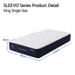 Corinne 26cm Orthopedic Firm Mattress for Back Pain Relief - King Single