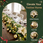 2.7M Christmas Garland 8 Mode LEDs Timing 200 Tips Flowers Balls