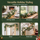 2.7M Christmas Garland 8 Mode LEDs Timing 200 Tips Flowers Balls
