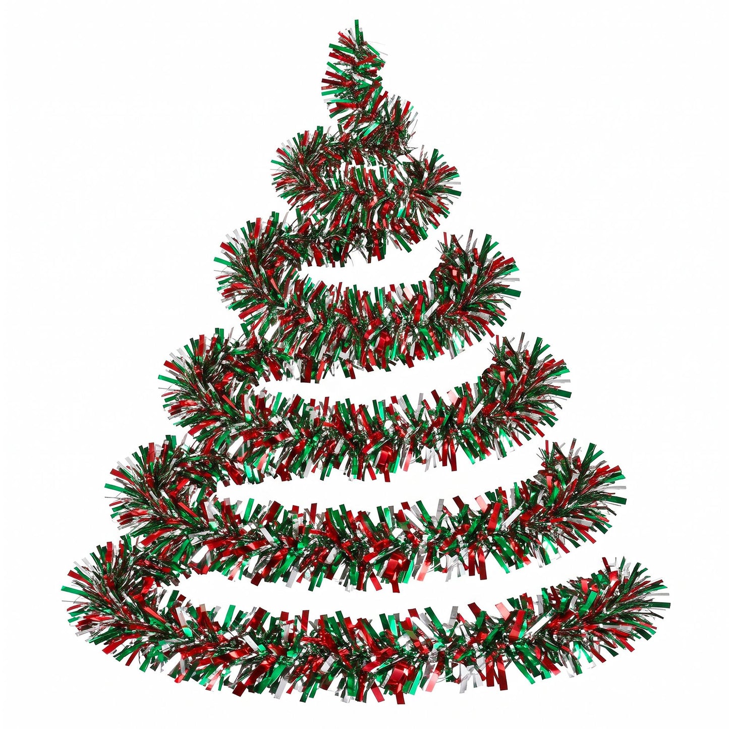 20M Christmas Tinsel Garland Mixed Colors Xmas Party Decoration