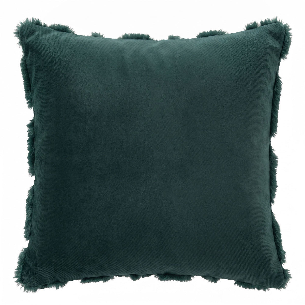 Christmas Tree Pillow Covers 2 Packs Cushion Covers Soft Faux Fur Jacquard Throw Pillow Covers 45 x 45cm Green