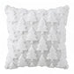 Christmas Tree Pillow Covers 2 Packs Cushion Covers Soft Faux Fur Jacquard Throw Pillow Covers 45 x 45cm White
