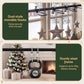 Christmas Garland Hook Hanger Wreath Fits 85-125CM Door No Drill