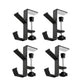 Set of 4 Christmas Garland Hangers Stocking Hooks Wreath 2-In-1 No Drill