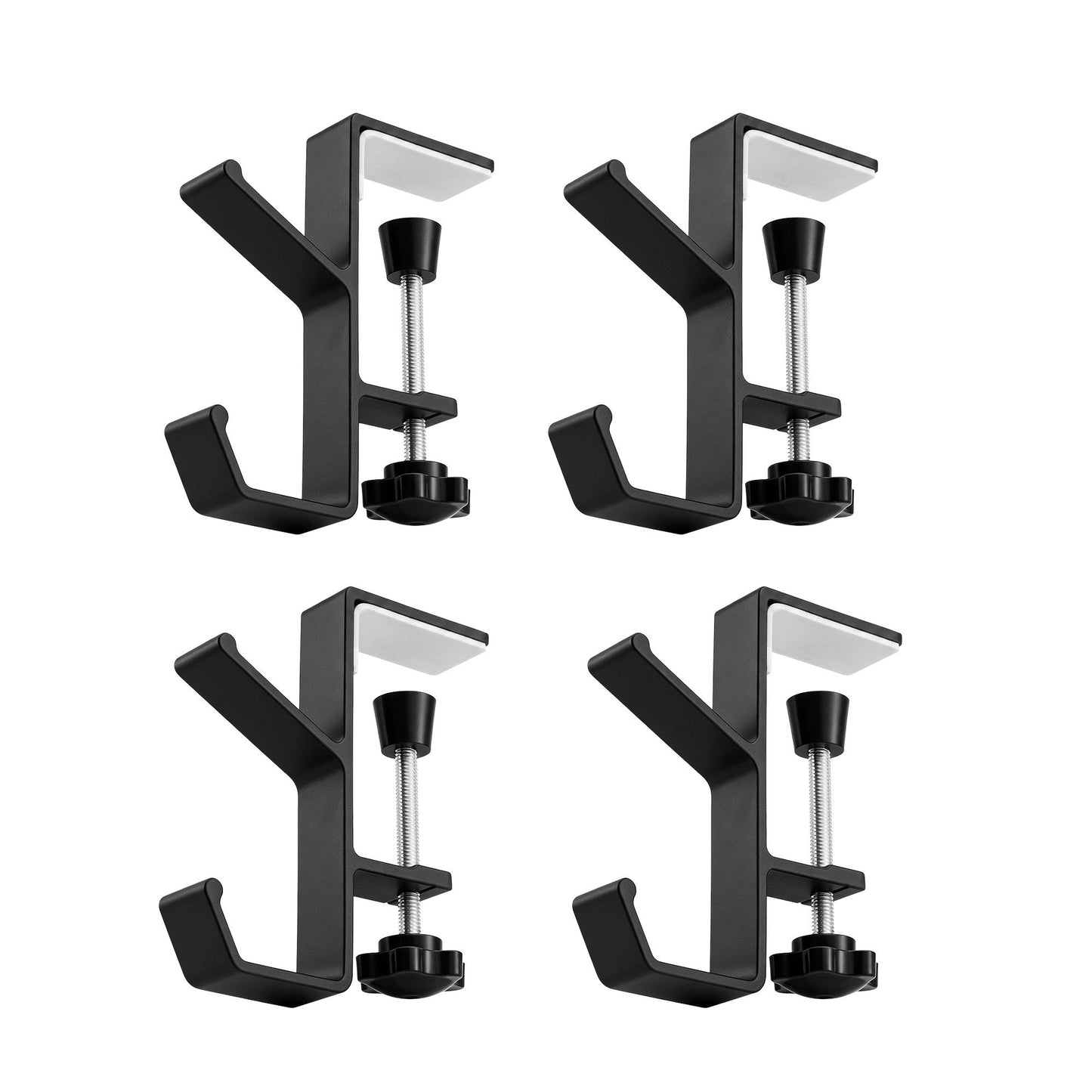 Set of 4 Christmas Garland Hangers Stocking Hooks Wreath 2-In-1 No Drill
