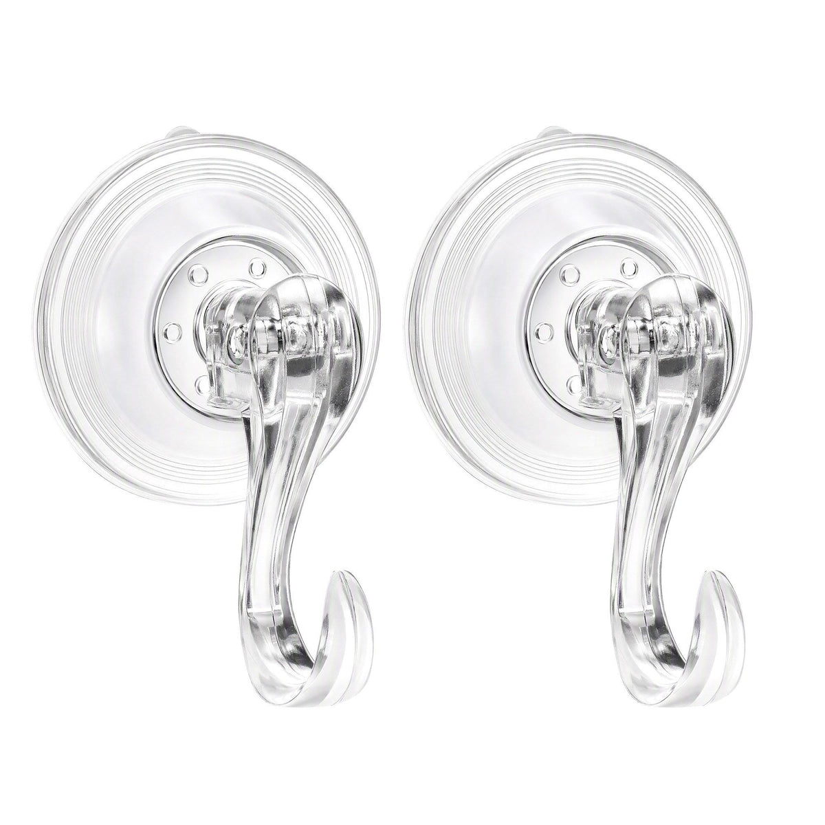 Set of 2 Suction Cup Hooks Heavy Duty Christmas Wreath Hanger Window 5kg