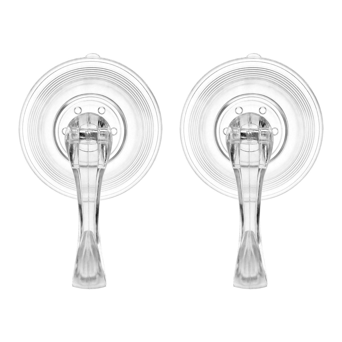 Set of 2 Suction Cup Hooks Heavy Duty Christmas Wreath Hanger Window 5kg