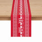 Christmas Table Runner Reindeers 270x28CM Dining Party Decor Red