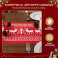 Christmas Table Runner Reindeers 270x28CM Dining Party Decor Red