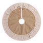 90cm Christmas Tree Skirt Linen Christmas Tree Mat Decor