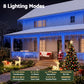 32M Christmas Lights Solar Icicle String Lights 960 LED Blue