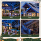32M Christmas Lights Solar Icicle String Lights 960 LED Blue