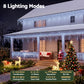32M Christmas Lights Solar Icicle String Lights 960 LED Cool White