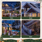 32M Christmas Lights Solar Icicle String Lights 960 LED Cool White
