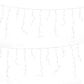 32M Christmas Lights Solar Icicle String Lights 960 LED Cool White